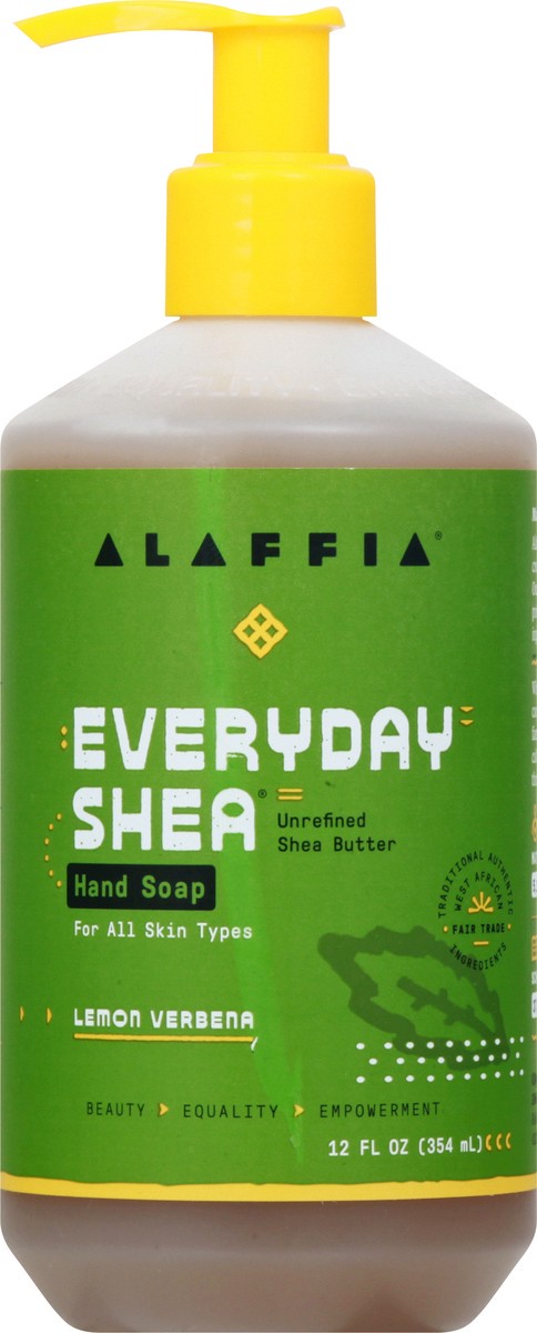 slide 1 of 12, Alaffia Lemon Verbena Hand Soap 12 oz, 12 oz