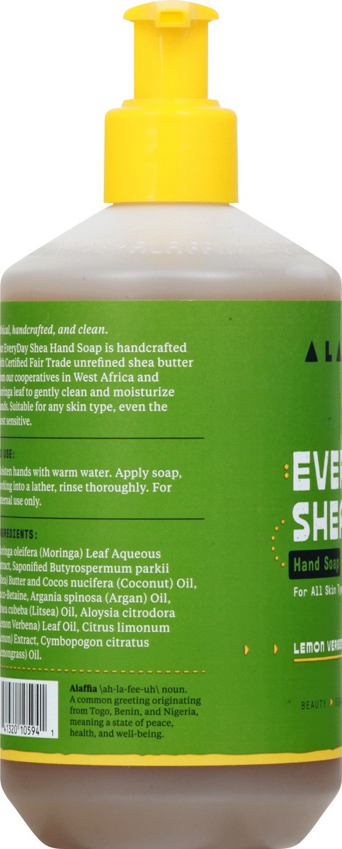 slide 7 of 12, Alaffia Lemon Verbena Hand Soap 12 oz, 12 oz