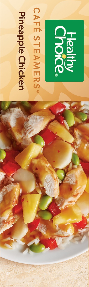 slide 7 of 10, Healthy Choice Cafe Steamers Pineapple Chicken, 9.9 oz