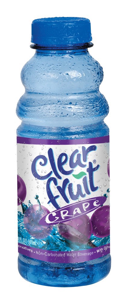 slide 2 of 2, Clear Fruit Grape Flavored Water Bottle - 20 fl oz, 20 fl oz