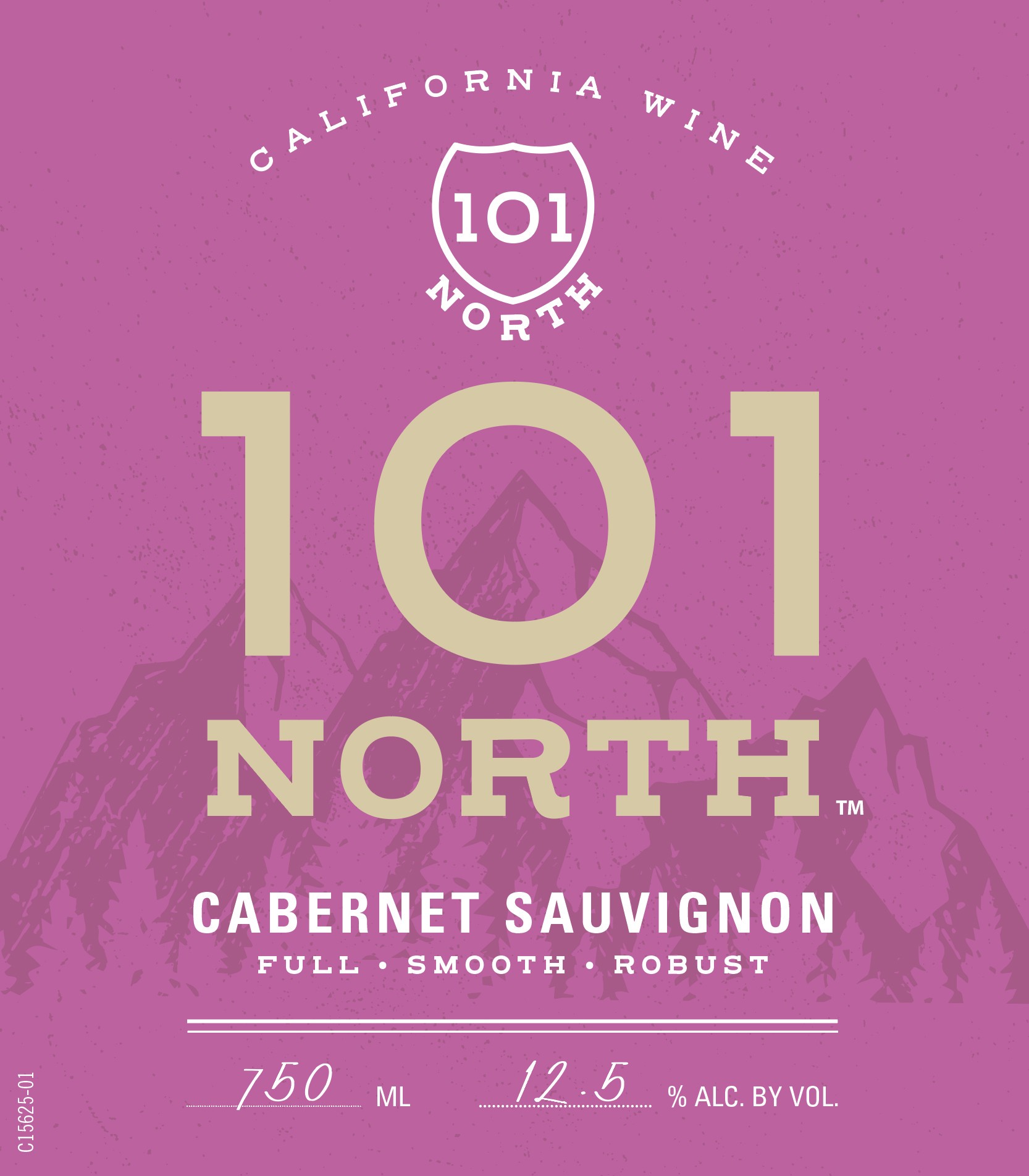 slide 2 of 4, 101 North Cabernet Sauvignon California Wine, 750mL Bottle, 12.5% ABV, 750 ml