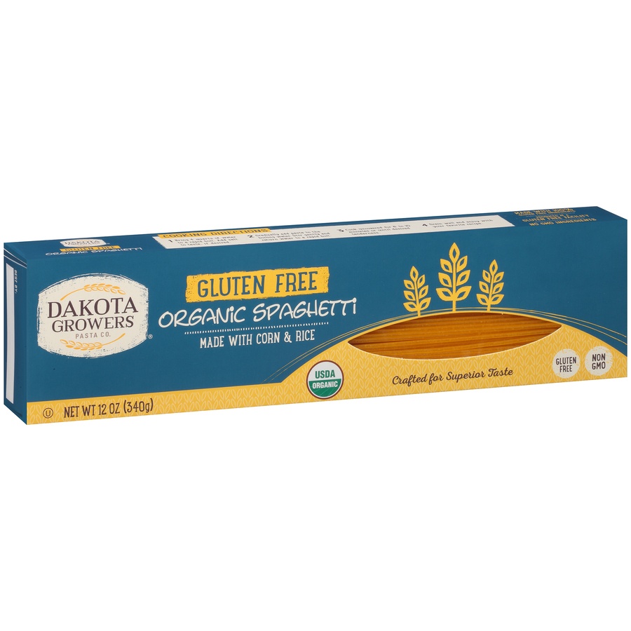 slide 2 of 8, Dakota Growers Pasta Co. Gluten Free Organic Spaghetti, 12 oz
