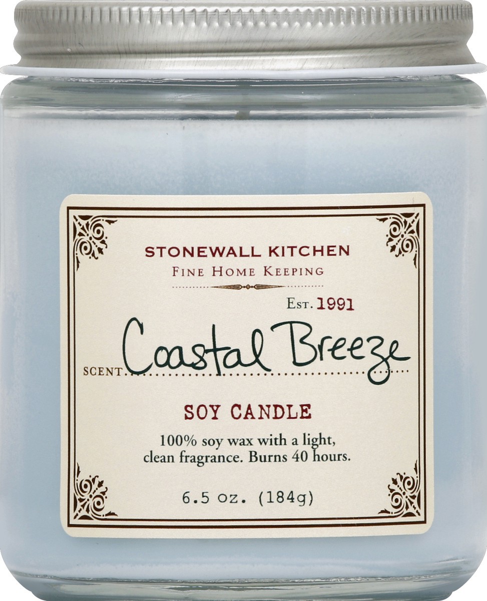 slide 2 of 2, Stonewall Kitchen Candle, Soy, Coastal Breeze Scent, 6.5 oz