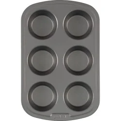 Good Cook Muffin Pan 6 Cup Non Stick - Each