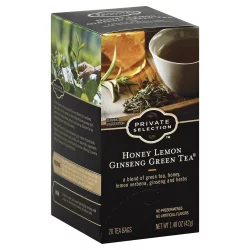 Private Selection Honey Lemon Ginseng Green Tea