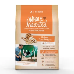 WholeHearted All Life Stages Chicken and Rice Recipe Dry Dog Food, 30 lbs.