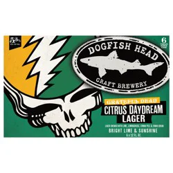 Dogfish Head x Grateful Dead Citrus Daydream Lager Beer (12 fl. oz. Can, 6pk.)
