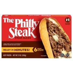 The Philly Steak Steak Slices - 14 ct Frozen