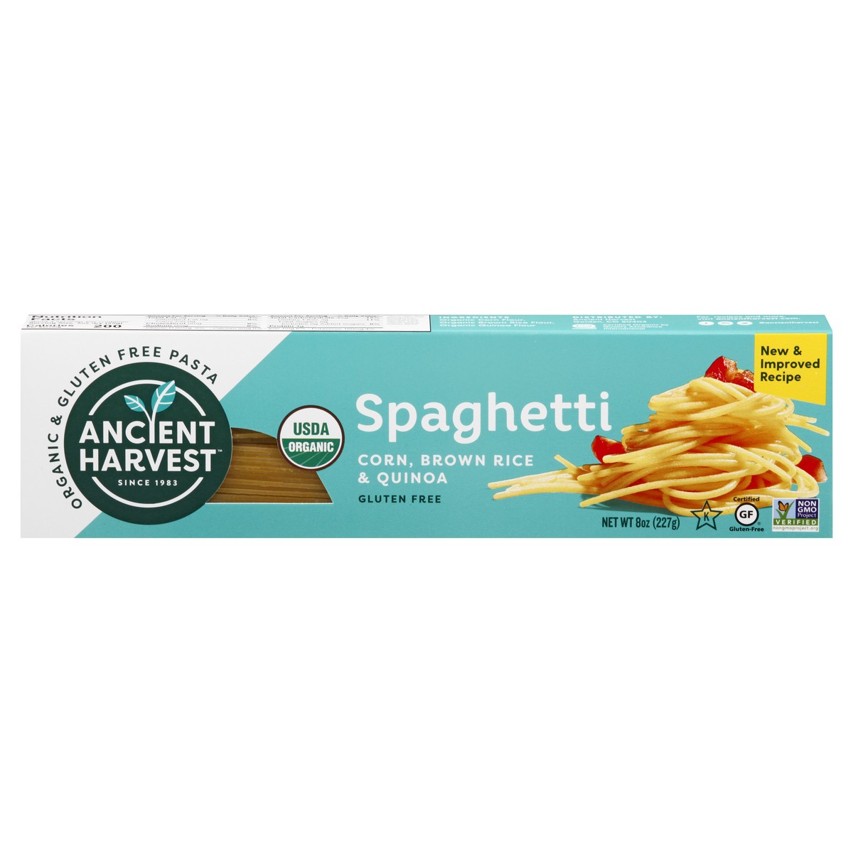 slide 1 of 1, Ancient Harvest Gluten Free Quinoa Spaghetti Pasta, 8 oz