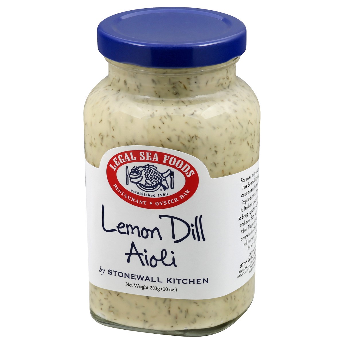 slide 7 of 12, Legal Sea Foods Lemon Dill Aioli 283 gr, 283 g