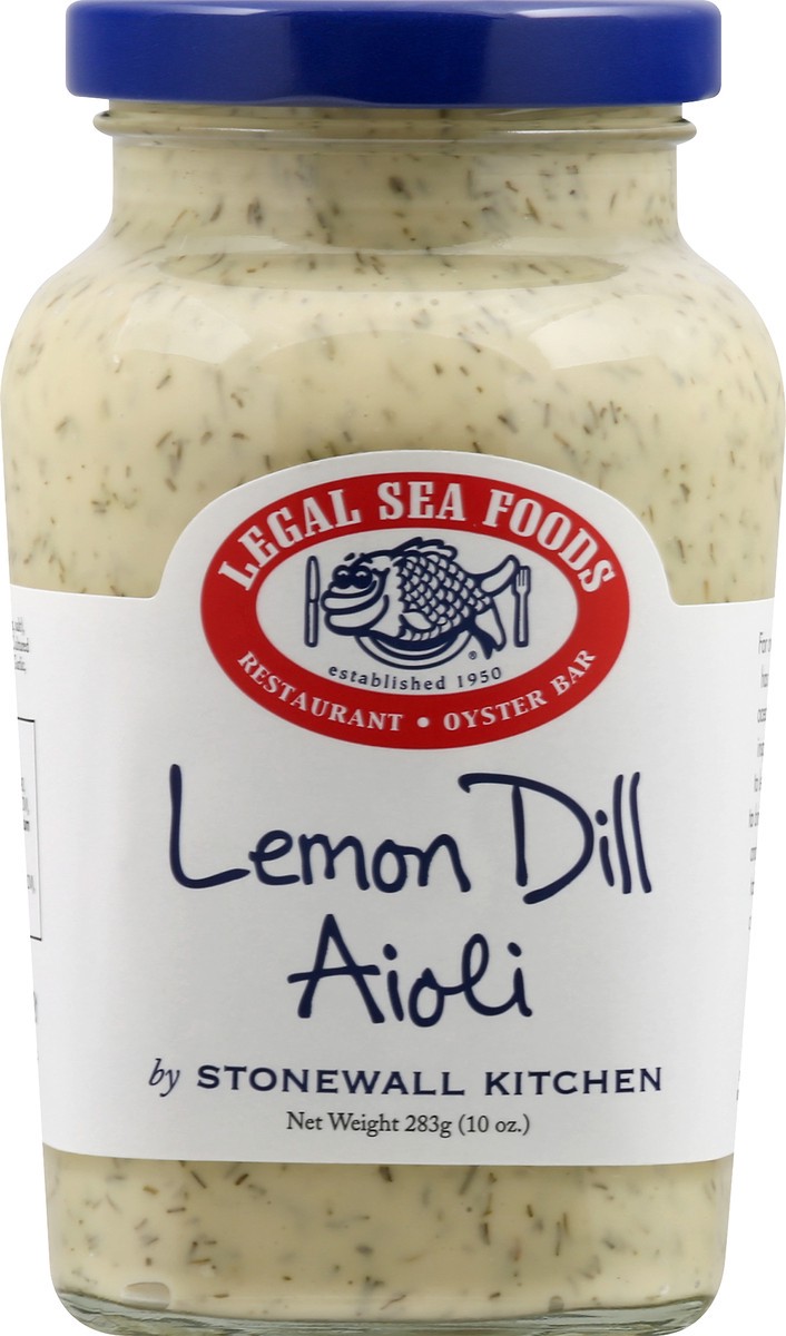 slide 4 of 12, Legal Sea Foods Lemon Dill Aioli 283 gr, 283 g