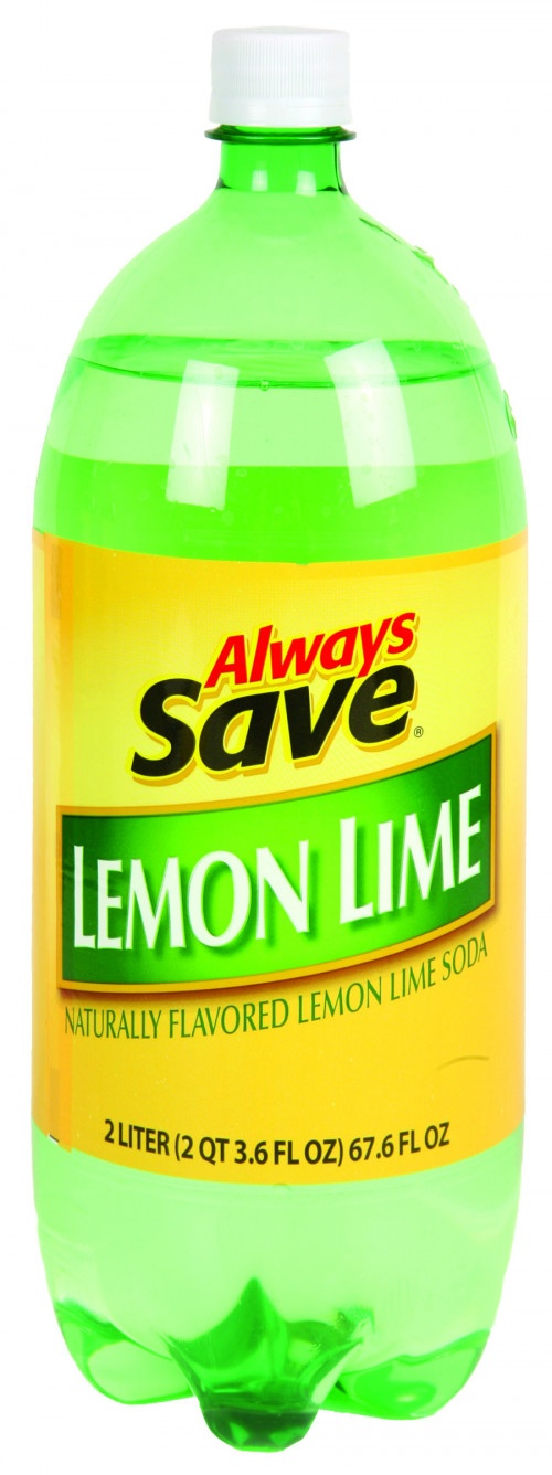 slide 1 of 1, Always Save Lemon Lime Soda - 2 liter, 2 liter