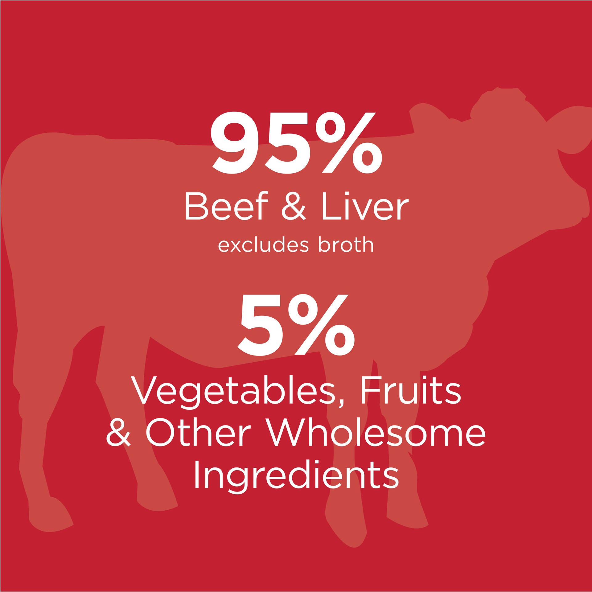 slide 5 of 6, Instinct Original Beef Wet Dog Food, 13.2 oz. Can, 0.82 lb