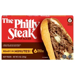 The Philly Steak Steak Slices - 6 ct Frozen