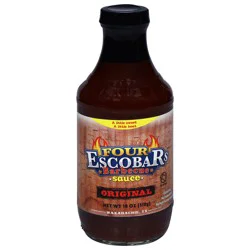 Four Escobars Original Barbecue Sauce 18 oz