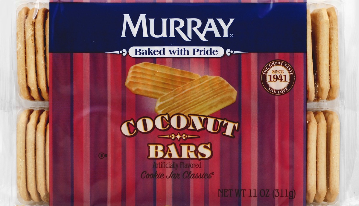 slide 5 of 5, Murray Coconut Bars 11 oz, 11 oz