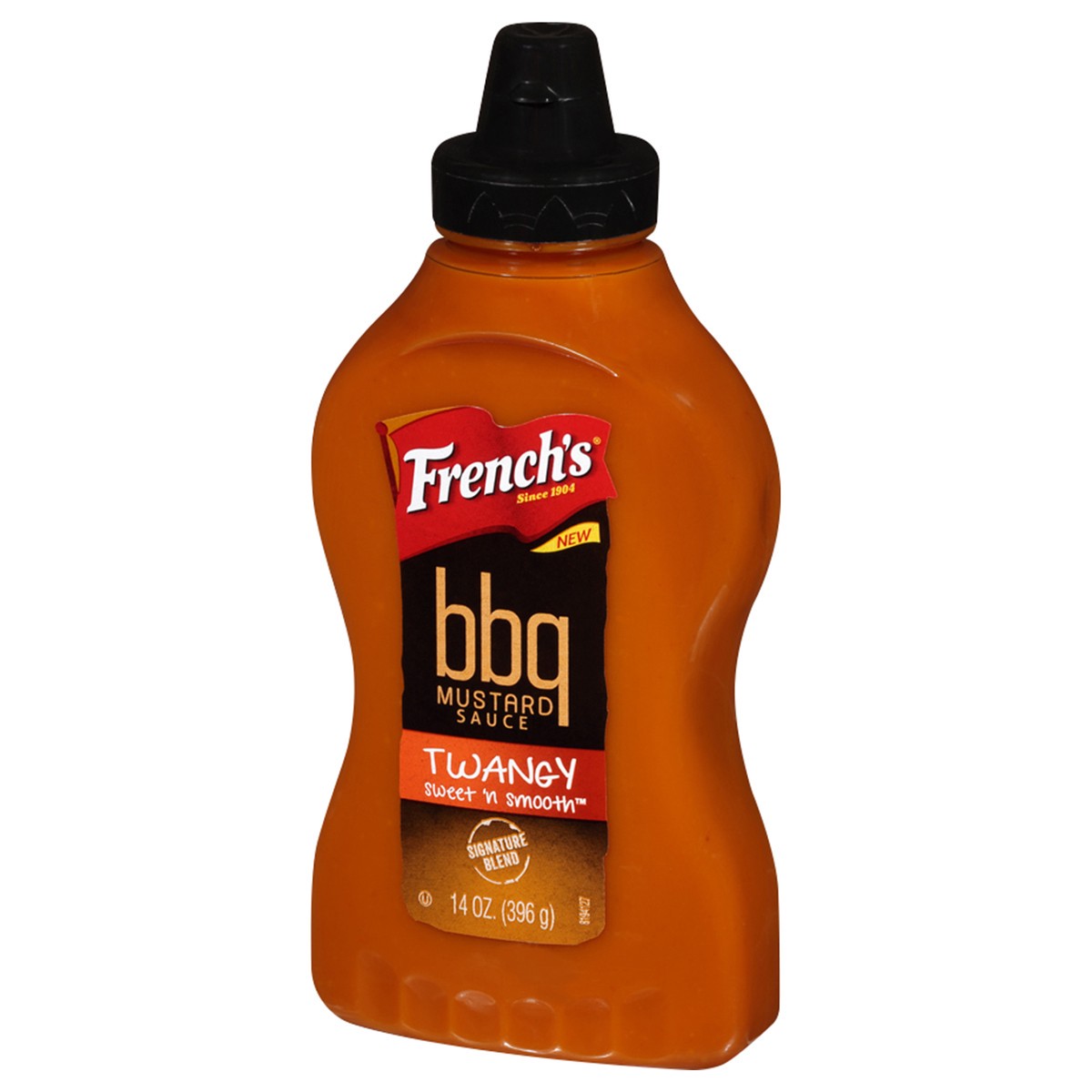 slide 3 of 10, French's BBQ Mustard Sauce, Twangy, 14oz, 14 oz