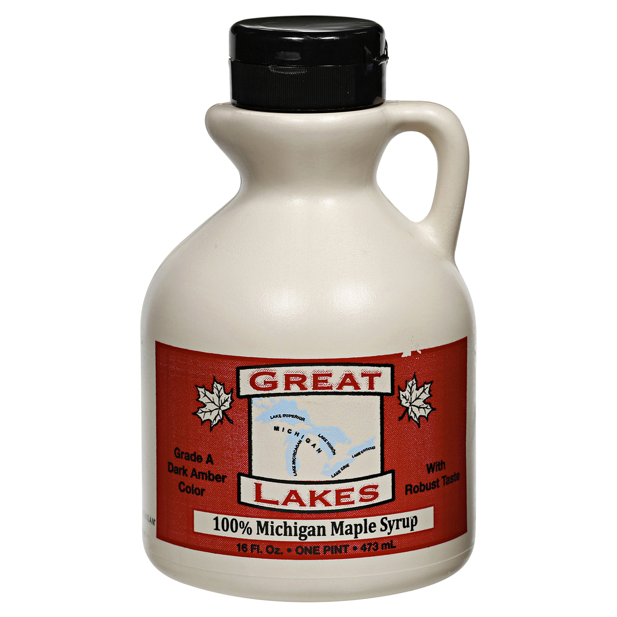 slide 1 of 3, Great Lakes 100% Pure Michigan Maple Syrup 16 oz, 16 oz