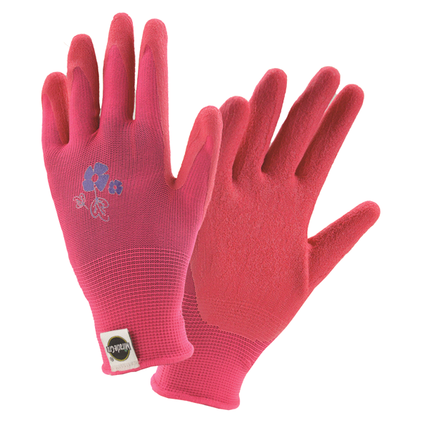 slide 1 of 1, Miracle Gro Latex Crinkle Knit Glove - Extra Small, XS