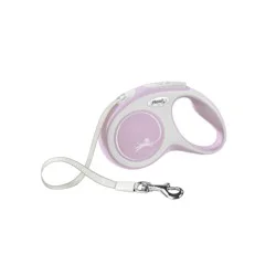 Flexi Comfort Retractable Dog Leash in Pink, 16 ft