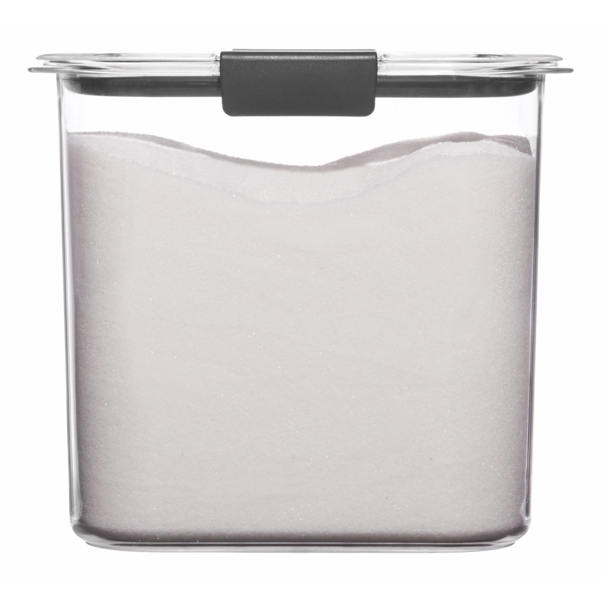 slide 1 of 4, Rubbermaid Brilliance Pantry Airtight Food Storage Container, BPA-Free Plastic, 12 cup