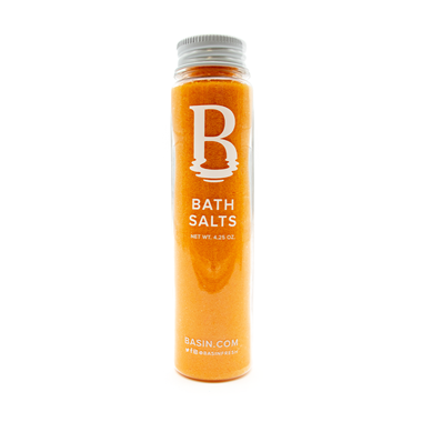 slide 1 of 1, Basin Satsuma Bath Salt, 4.25 oz