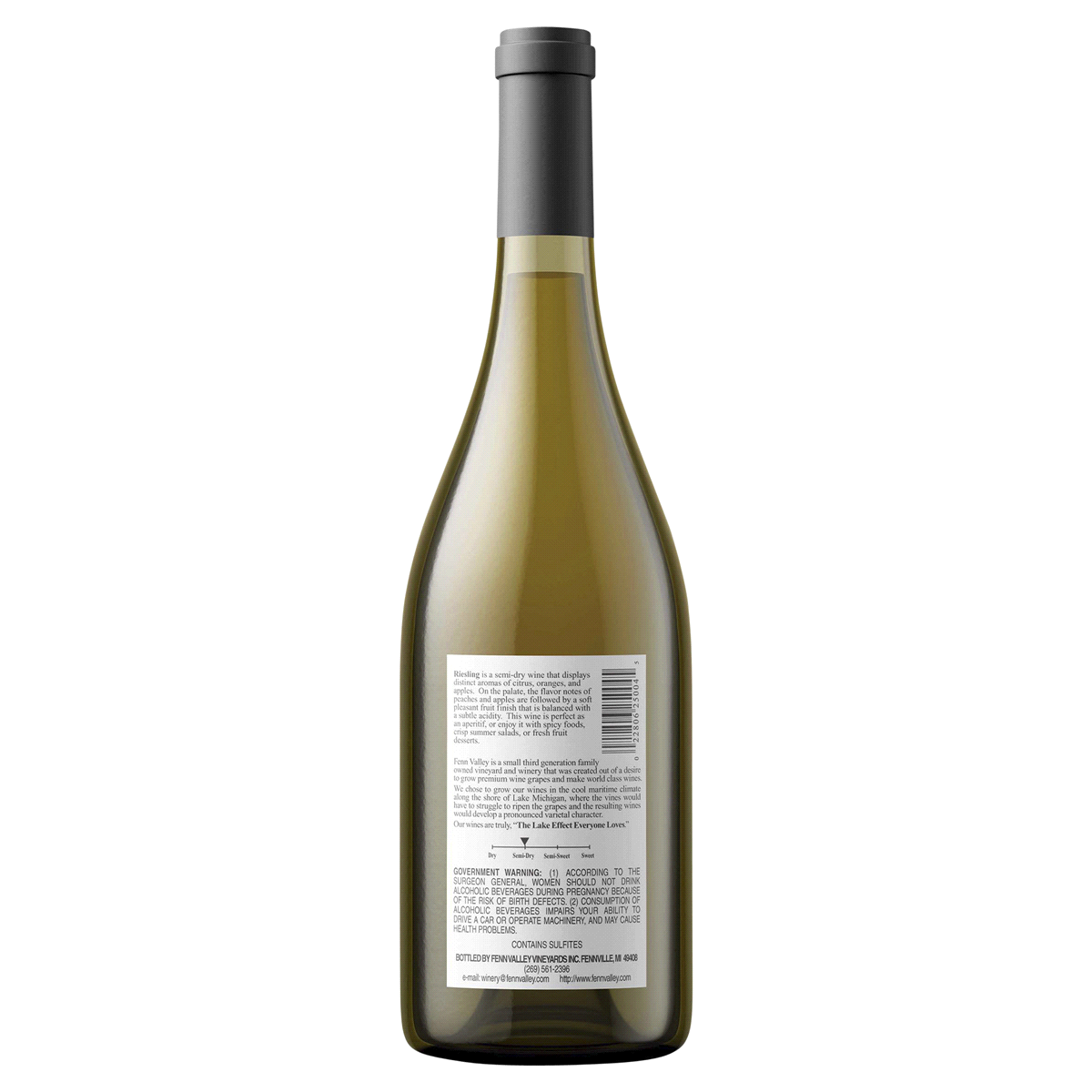 slide 4 of 5, Fenn Valley Riesling, 750 ml