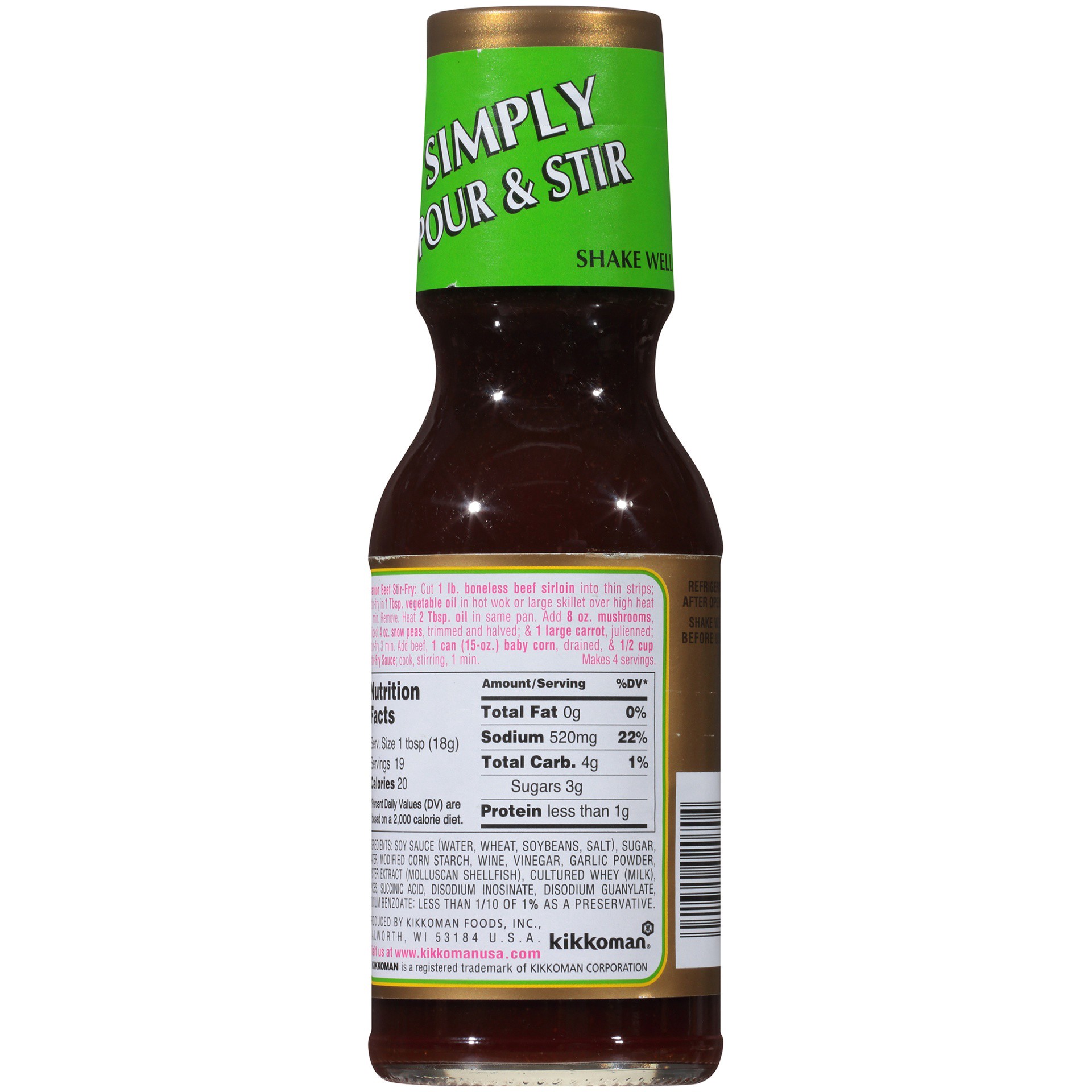 slide 2 of 7, Kikkoman Stir-Fry Sauce 12.1 oz, 12.1 oz