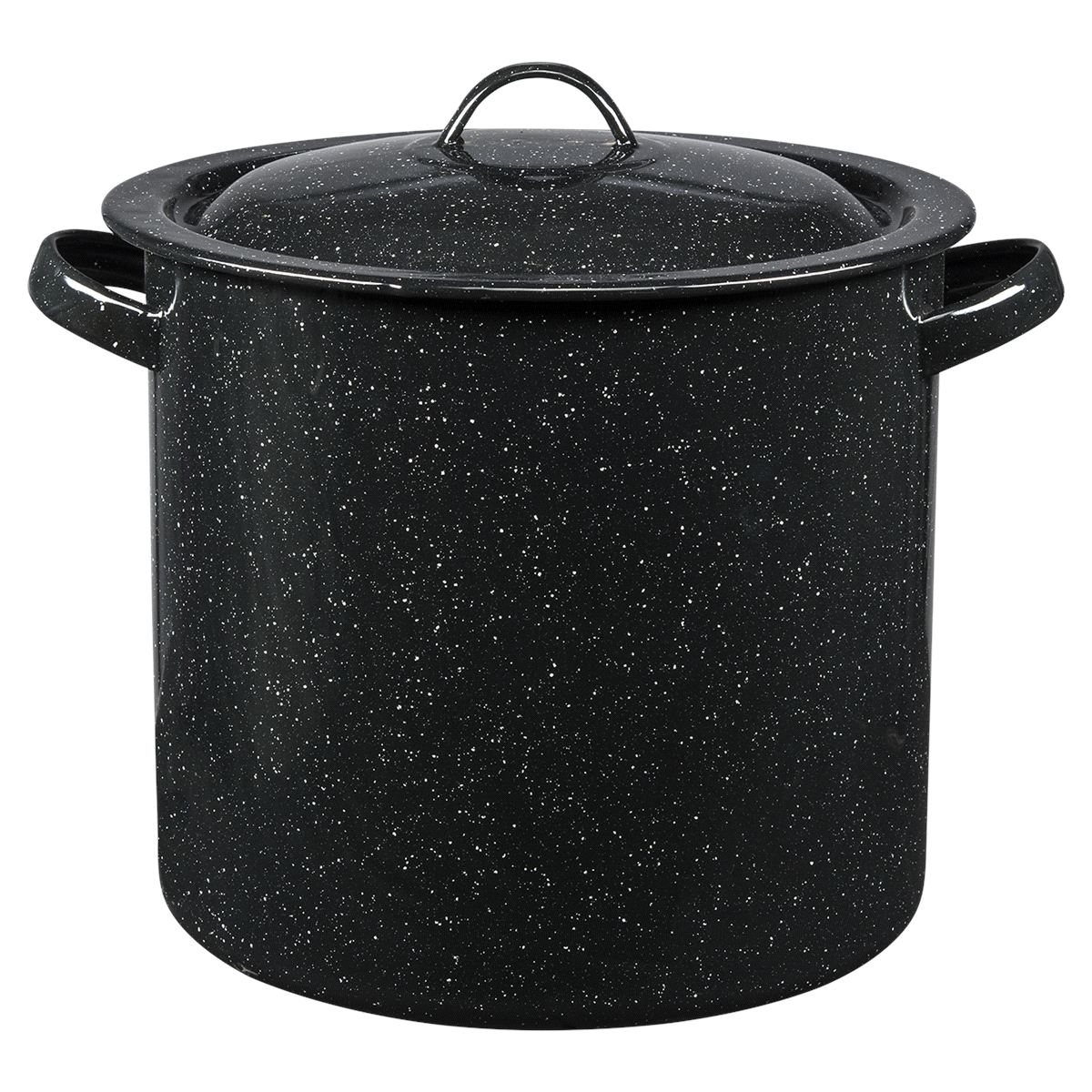 slide 1 of 1, Granite Ware Stockpot - Black, 12 qt