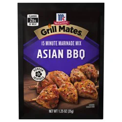 McCormick GRILL MATES Asian BBQ Marinade Mix, 1.25 oz
