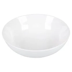 Dash of That Ceramic Low Serve Bowl - White