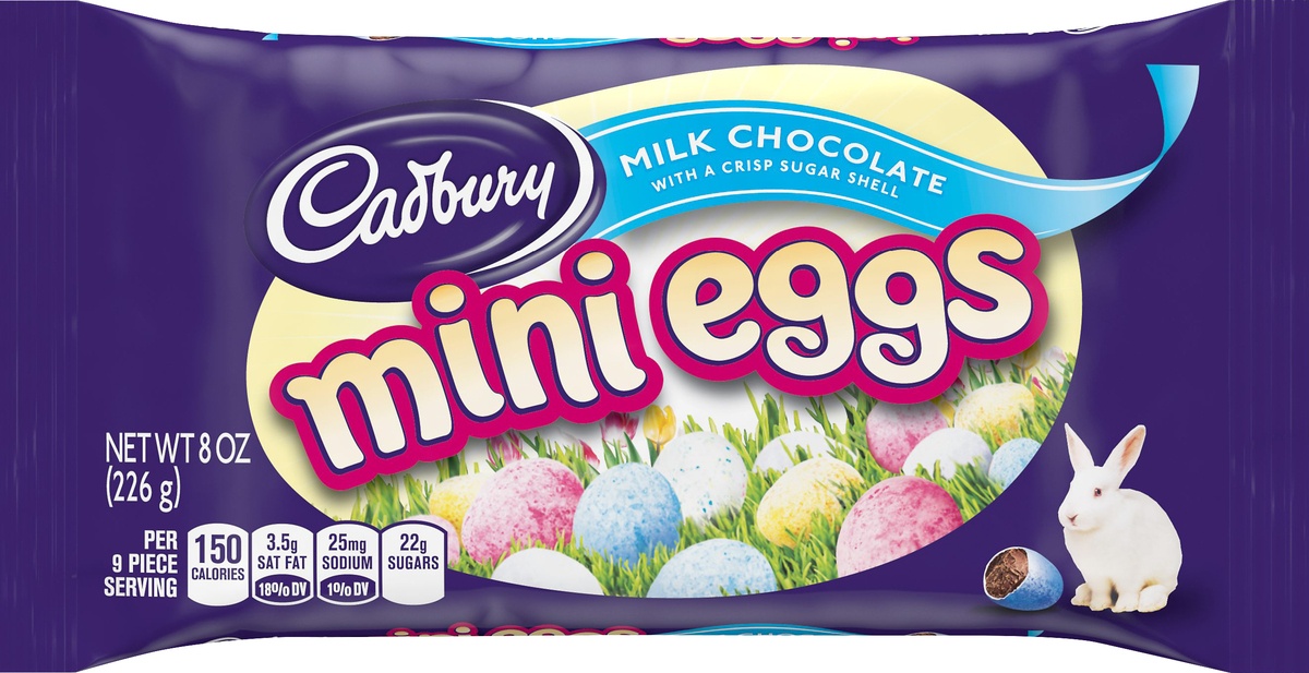 slide 4 of 5, Cadbury Mini Eggs, 8 oz