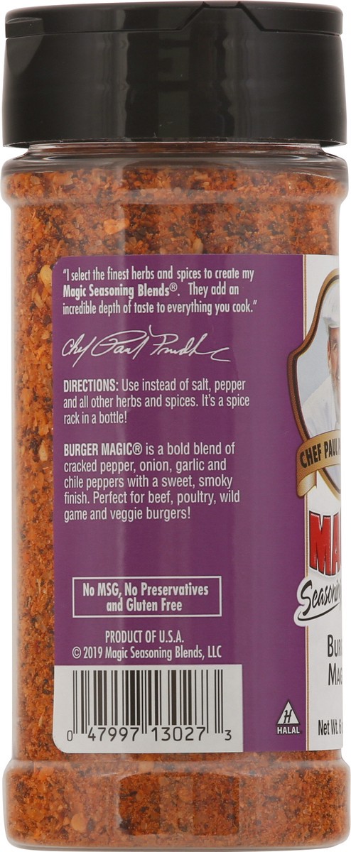 slide 5 of 9, Magic Seasoning Blends Burger Ma, 6 oz