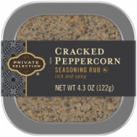 slide 1 of 1, Private Selection Cracked Peppercorn Seasoning Rub, 4.3 oz