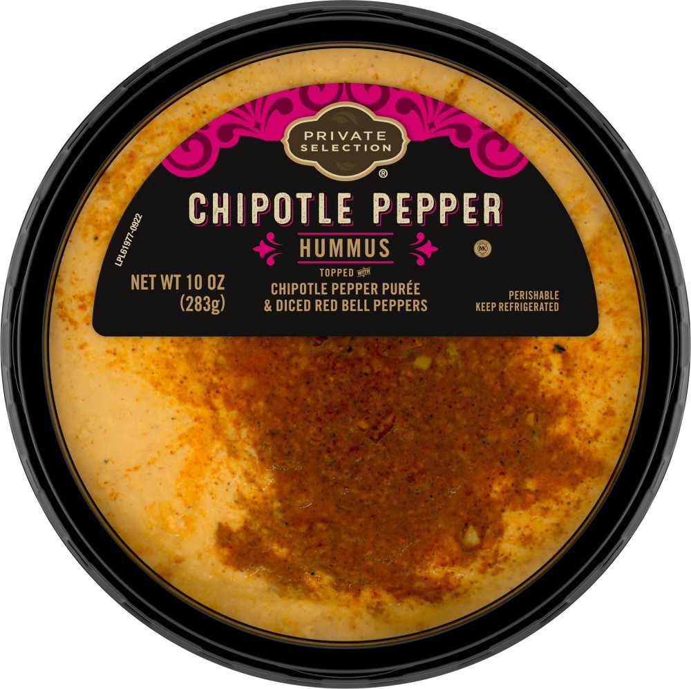 slide 7 of 9, Private Selection Chipotle Hummus, 10 oz