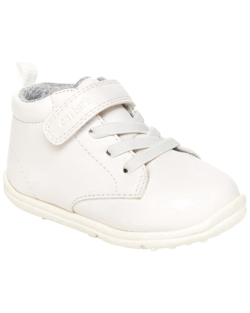 slide 3 of 7, Carter's Carters Baby High-Top Every Step Sneakers White 4, 1 ct
