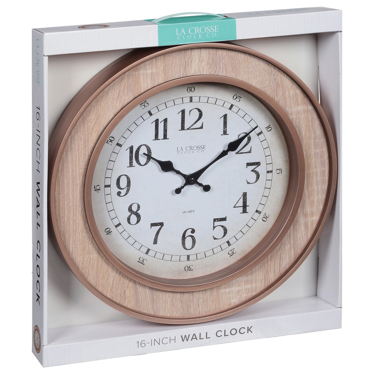 slide 1 of 11, La Crosse Clock Co. 16-Inch Wall Clock 1 ea, 1 ct