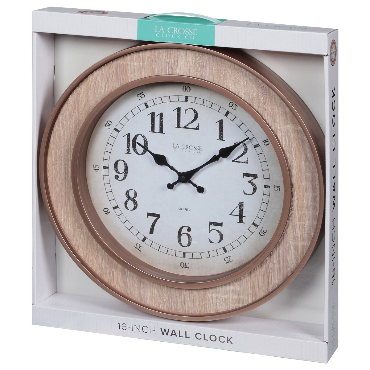 slide 6 of 11, La Crosse Clock Co. 16-Inch Wall Clock 1 ea, 1 ea