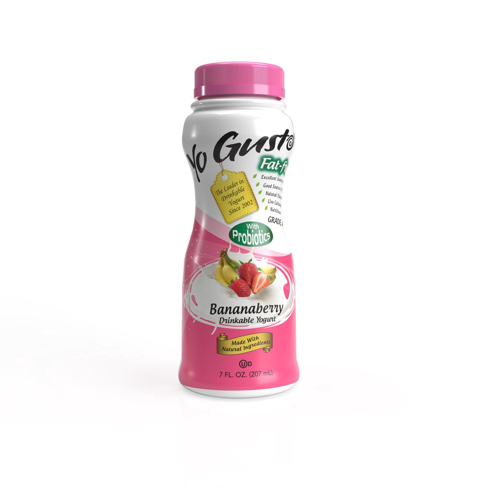 slide 1 of 1, Yo Gusto Bananaberry Yogurt, 7 oz