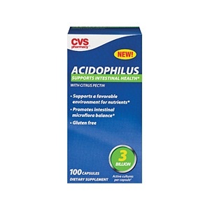 slide 1 of 1, CVS Pharmacy Cvs Health Acidophilus 3 Billion Probiotic Capsules, 100Ct, 100 ct