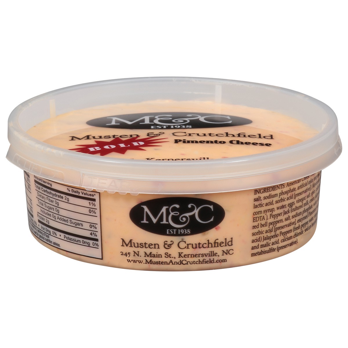 slide 14 of 14, Musten & Crutchfield Bold Pimento Cheese 8 oz, 8 oz