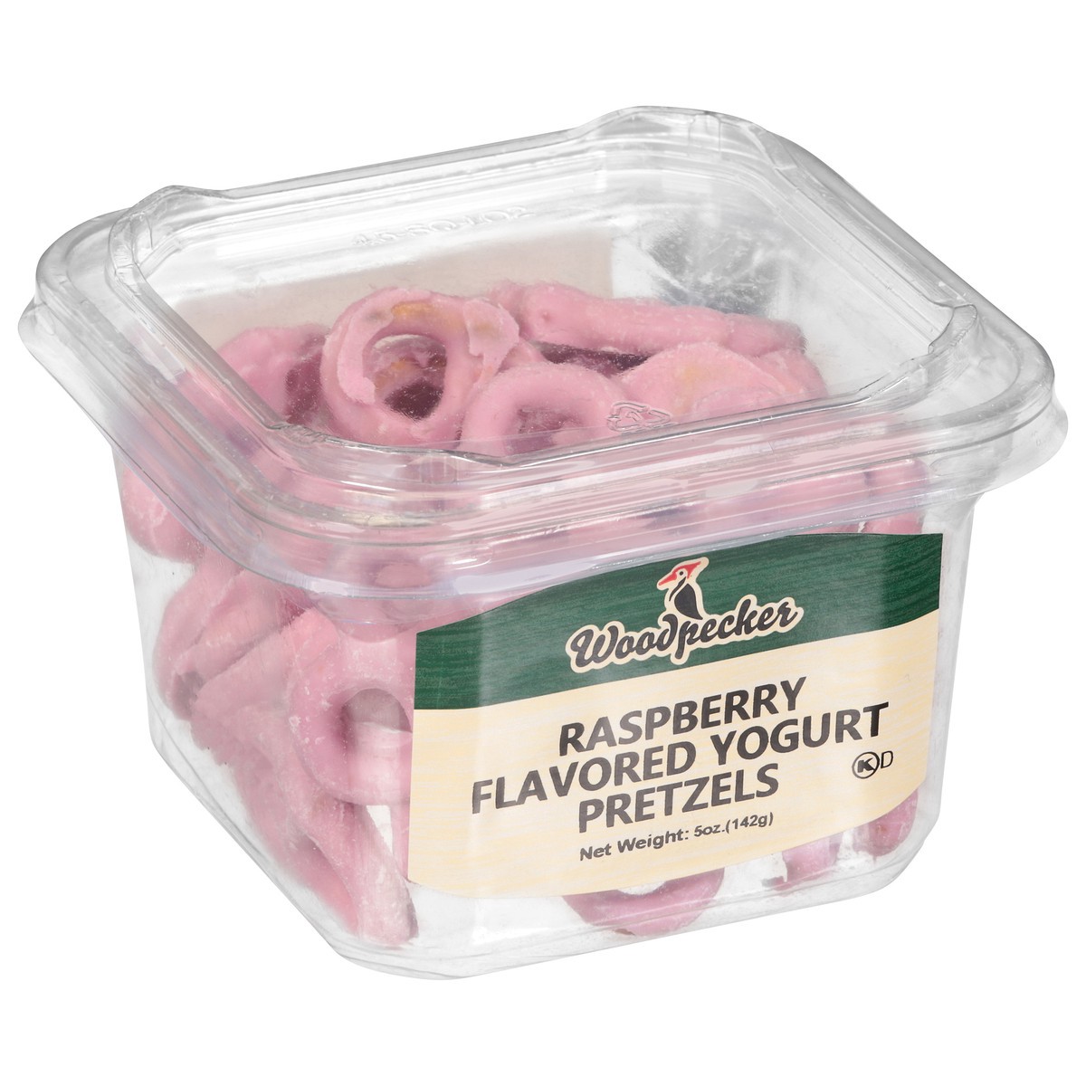 slide 7 of 14, Woodpecker Raspberry Flavored Yogurt Pretzels 5 oz, 5 oz