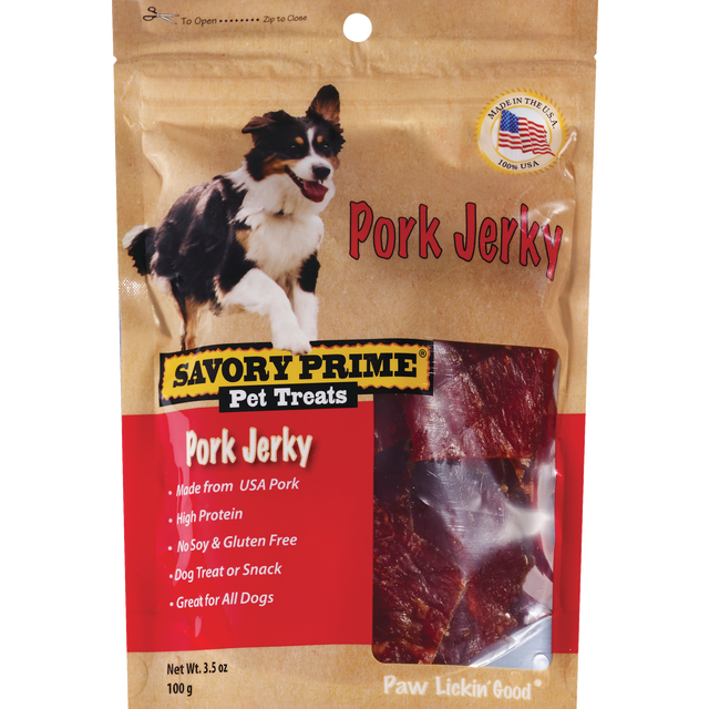 slide 1 of 1, Savory USA Pork Jerky, 1 ct