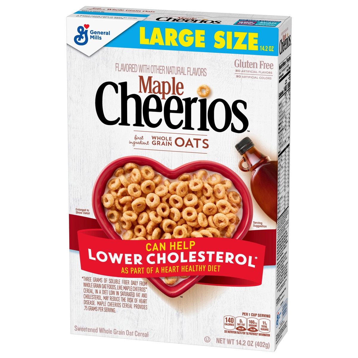 slide 2 of 12, Cheerios Large Size Whole Grain Sweetened Oat Cereal 14.2 oz, 14.2 oz