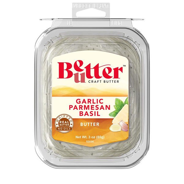 slide 1 of 9, Better Butter Craft Butter Garlic Parmesan Basil Butter 3 oz, 3 oz