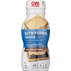 slide 1 of 1, CVS Health Nutritional Shake , Peanut Butter S'Mores - 8 oz, 8 oz