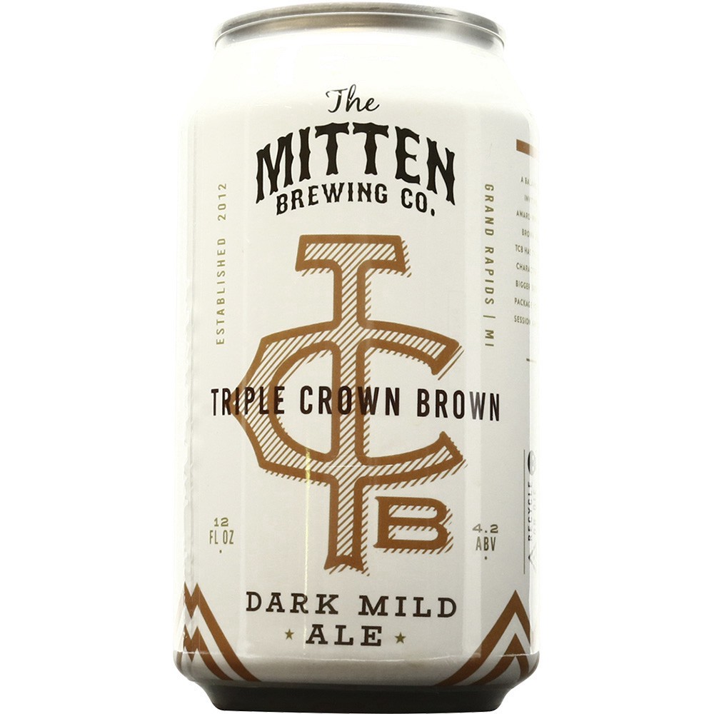 slide 1 of 1, Mitten Brewing Triple Crown Brown, 6 ct; 12 oz