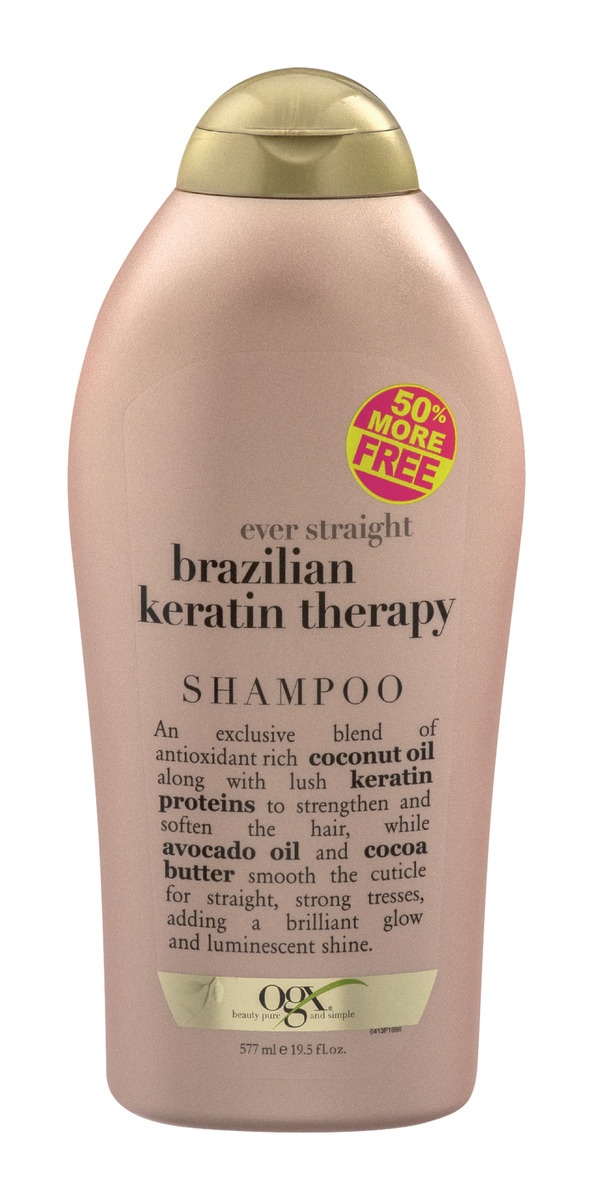 slide 1 of 1, OGX Brazilian Keratin Therapy Shampoo, 13 fl oz