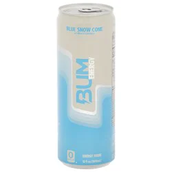 Bum Energy Blue Snow Cone Energy Drink 12 fl oz