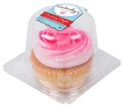 Kimberley's Bakeshoppe Single Serve Strawberry Delight Jumbo Cupcake